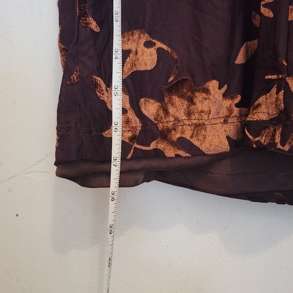 Rare London Black and Brown Floral Midi Dress - Picture 11 of 14